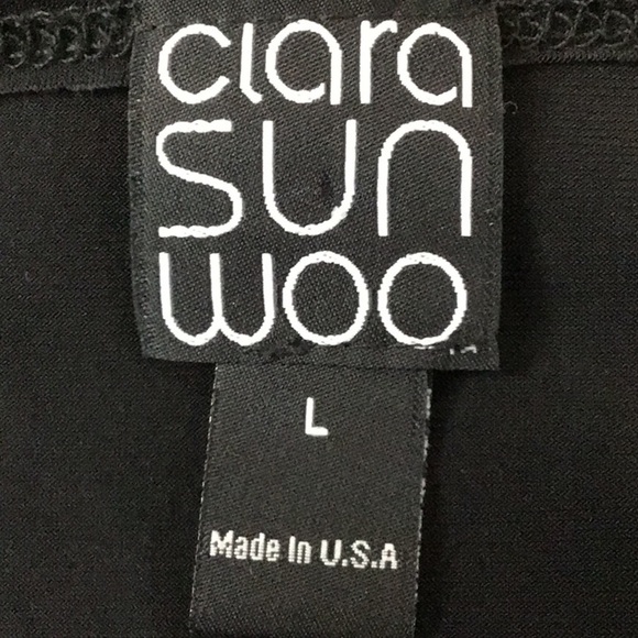 Ciara Sun Woo Black Grecian Style Midi Shift Dress Size Large - Picture 11 of 12